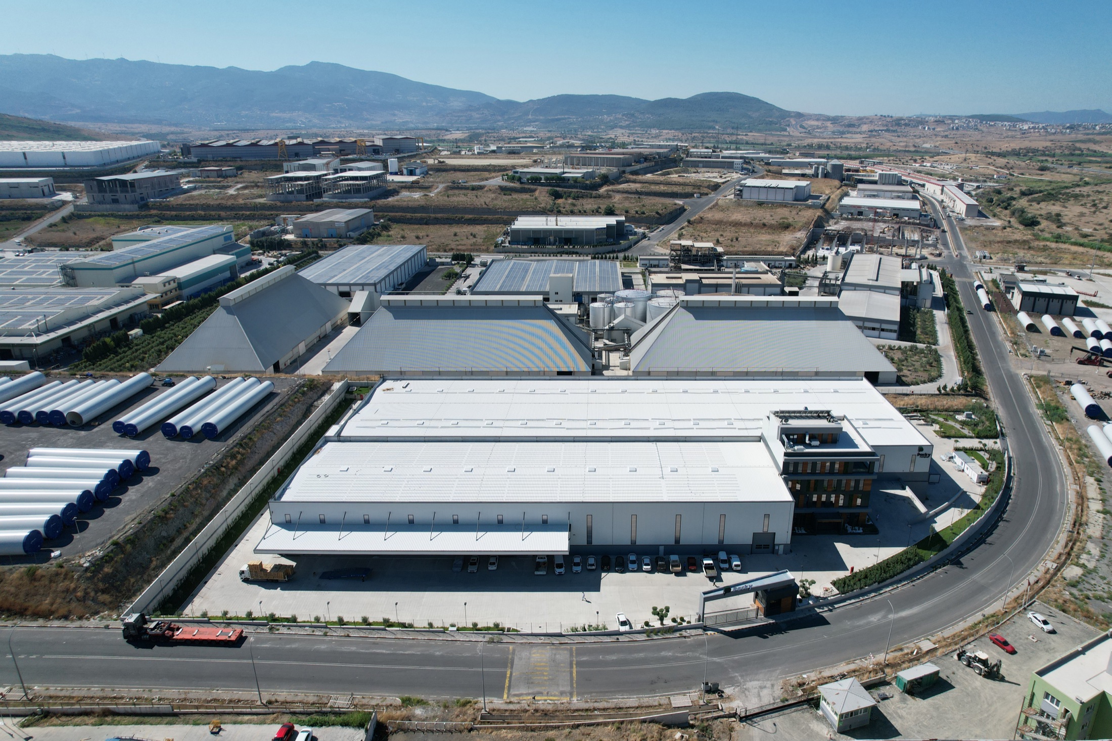 Aliağa Packy Packaging fabrika yatırımının genel görünümü